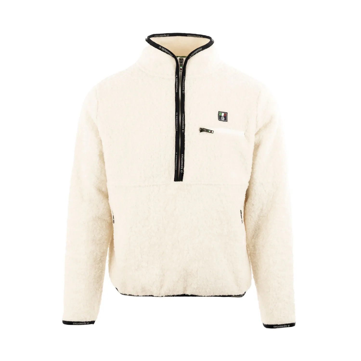 C2E Sacramento fleece pullover snow white varm sherpa