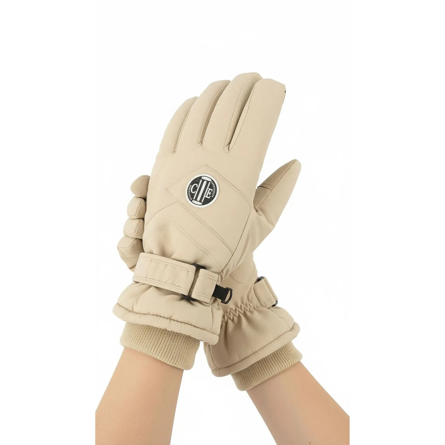 C2E Equestrain San Carlos vinterhandsker beige