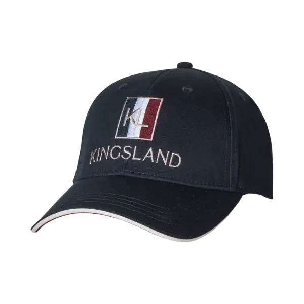 Kingsland Classic logo kasket Navy bomuld