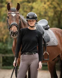 L'Evoine Dressur Sadelunderlag Alpaca Fleece uld