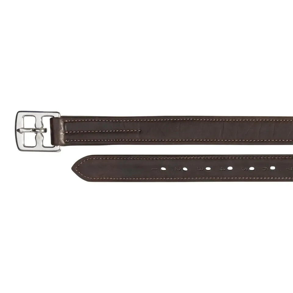 Källquist Lippo Supreme stigremme sort 125 cm kalveskind