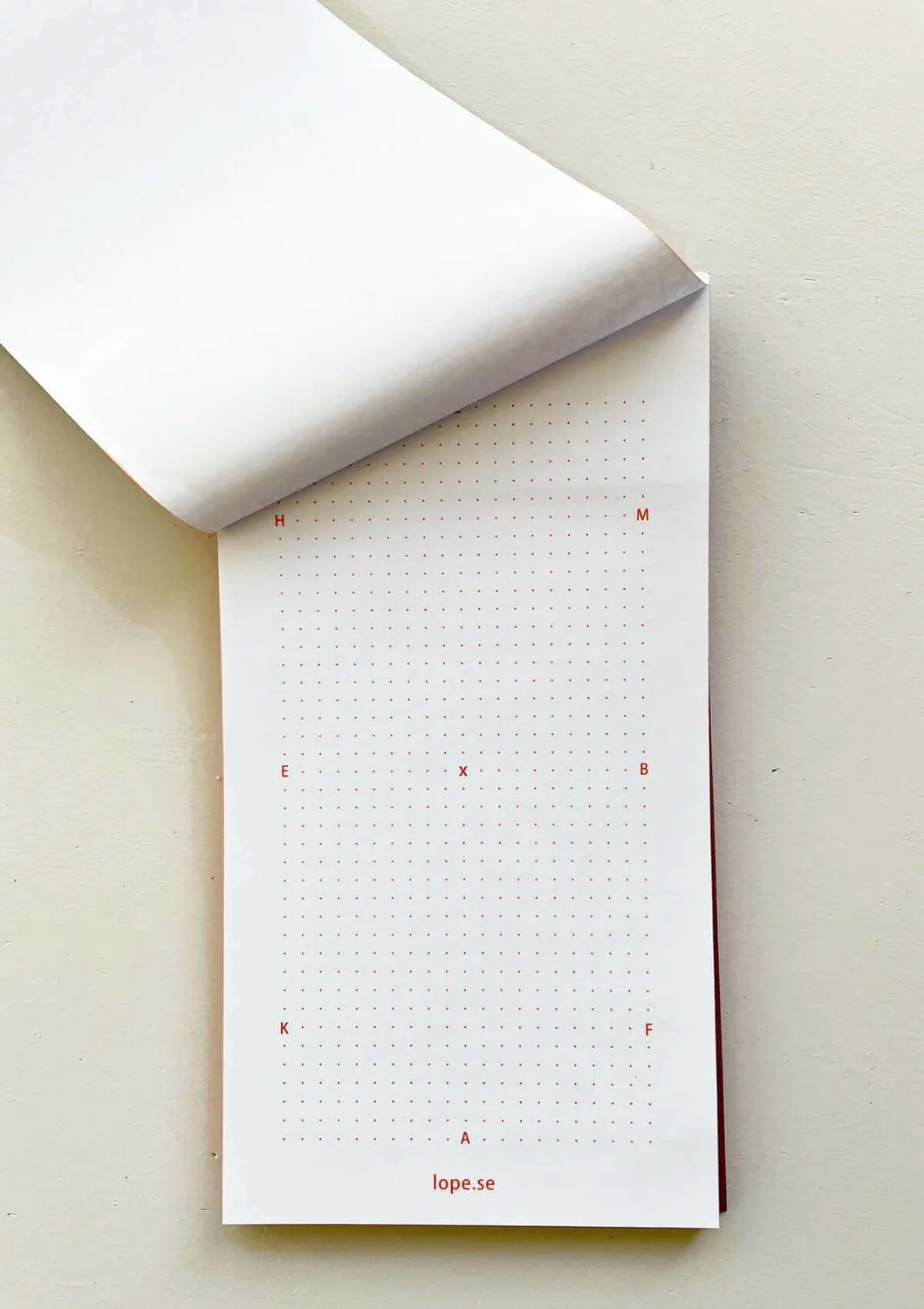 Lope Ridbaneblock notesblok ridebane 11x21 cm