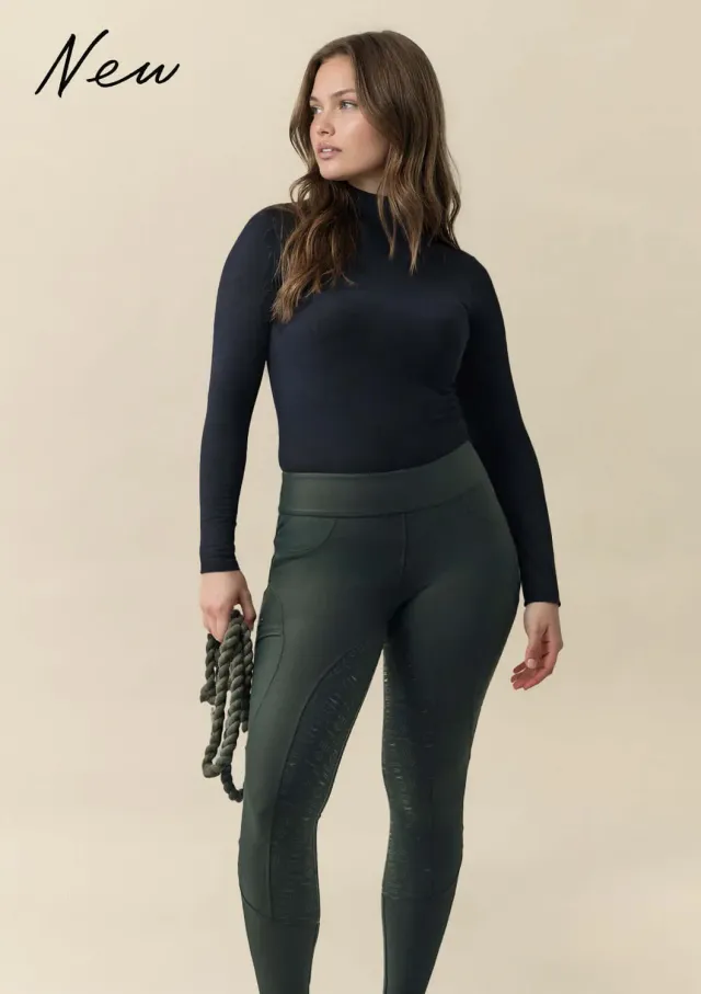 LOPE The Flow ridebukser full grip grøn rosé XS-XL