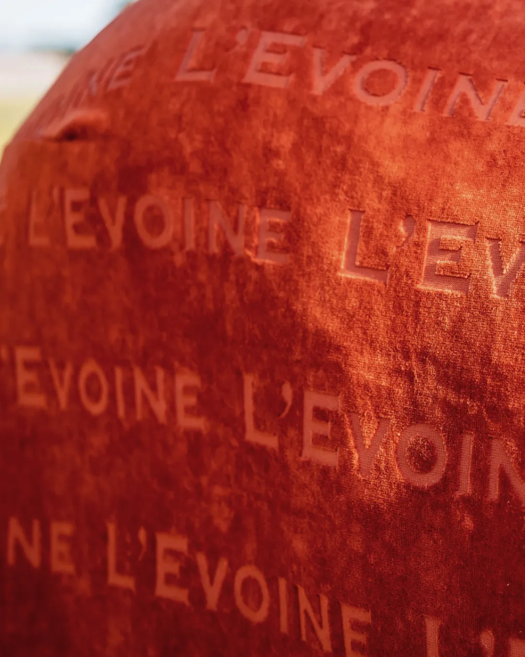 L'Evoine Le Bain sveddækken frotté burnt red 178 cm