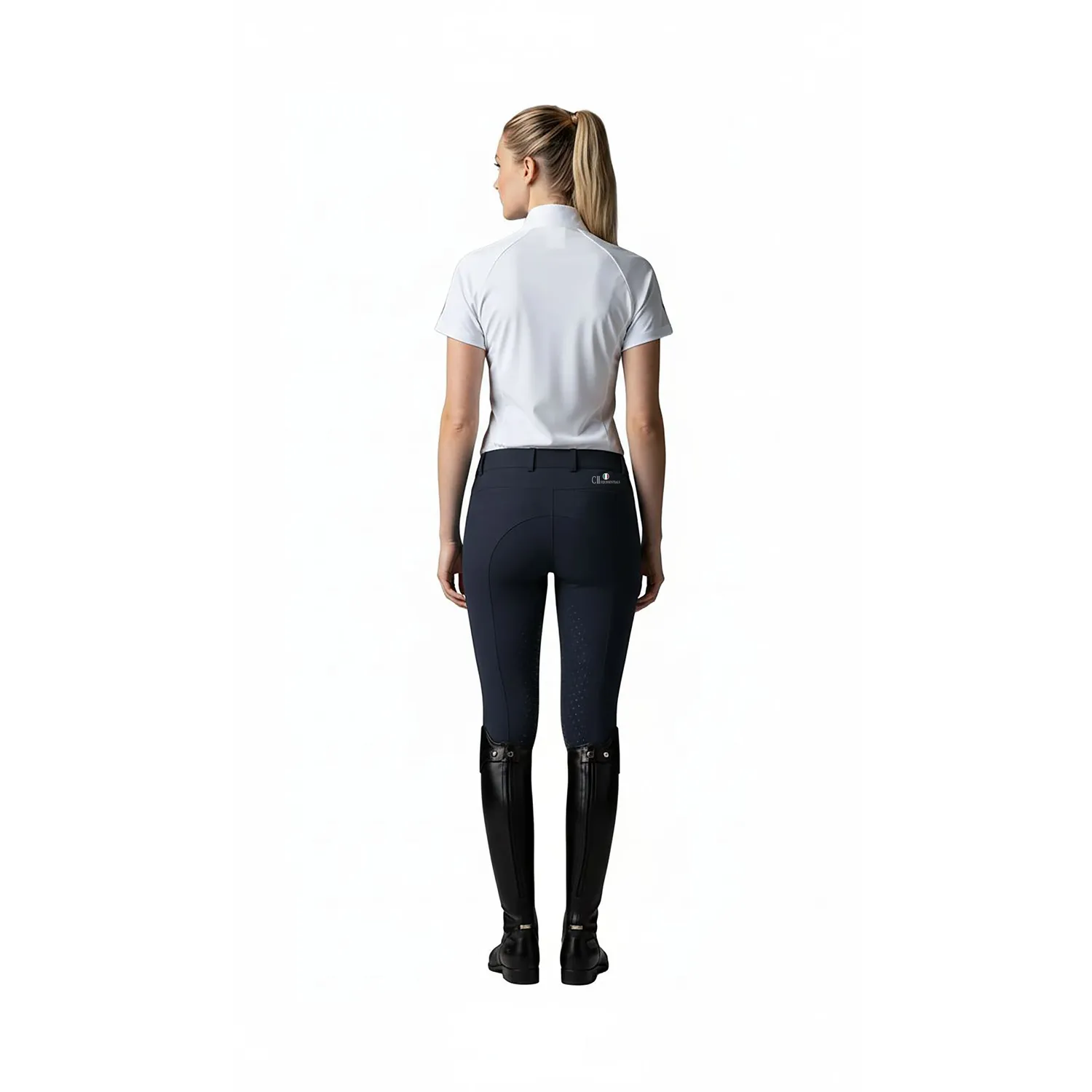 C2E Fresno ridebukser navy knægrip dame