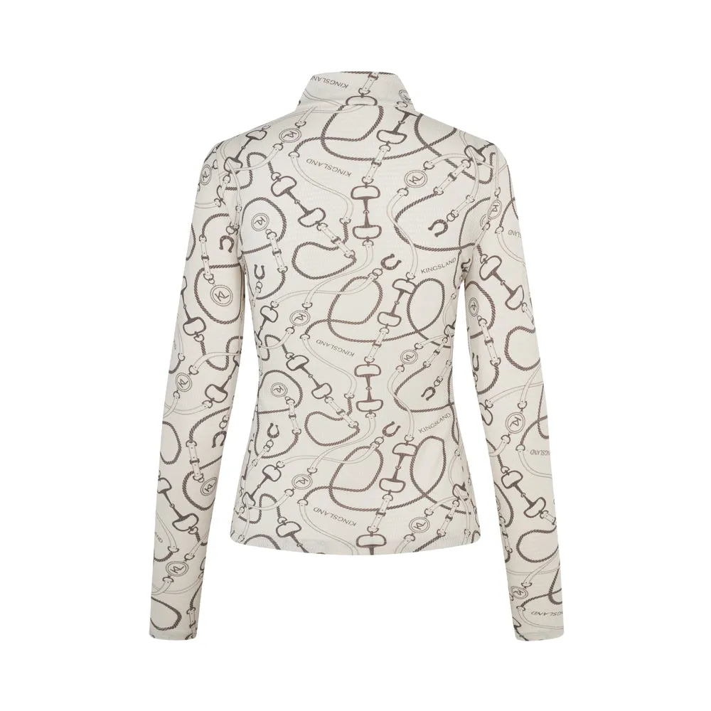 Kingsland KLLarissa træningst-shirt mesh grøn åndbar