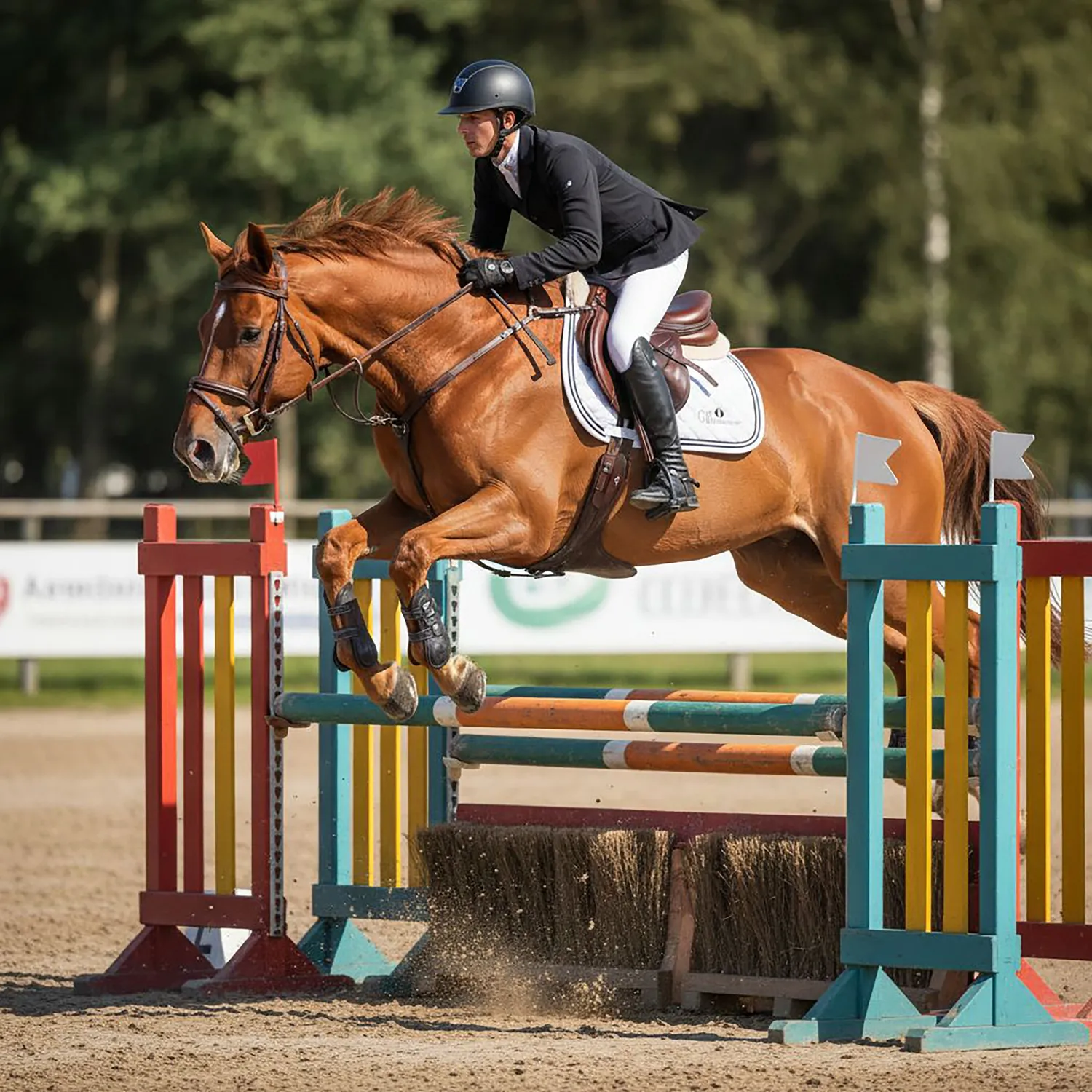 C2E SORRENTO Jumping underlag White Black Grey
