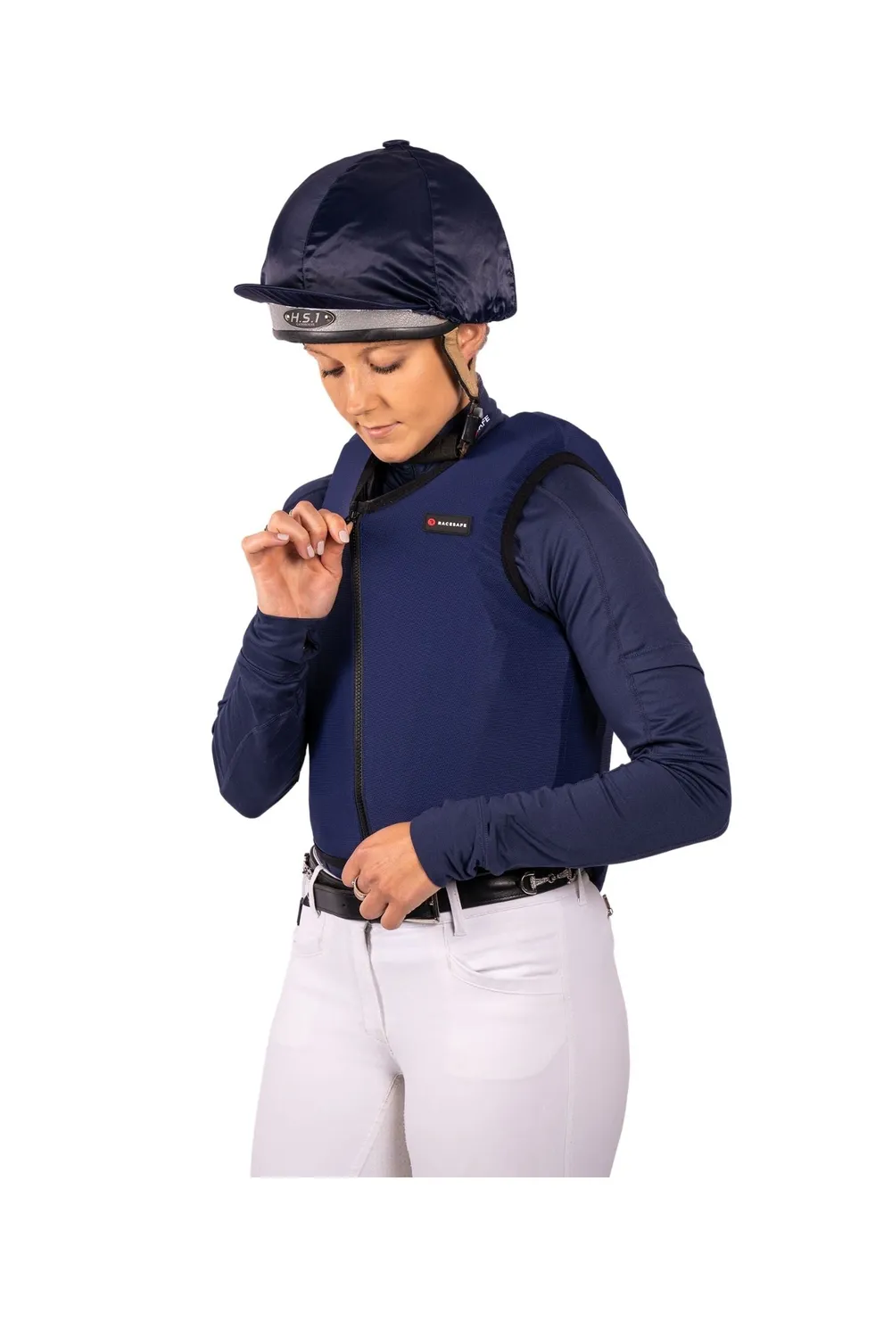 Racesafe Satin Hjelmovertræk Beige satinbetræk