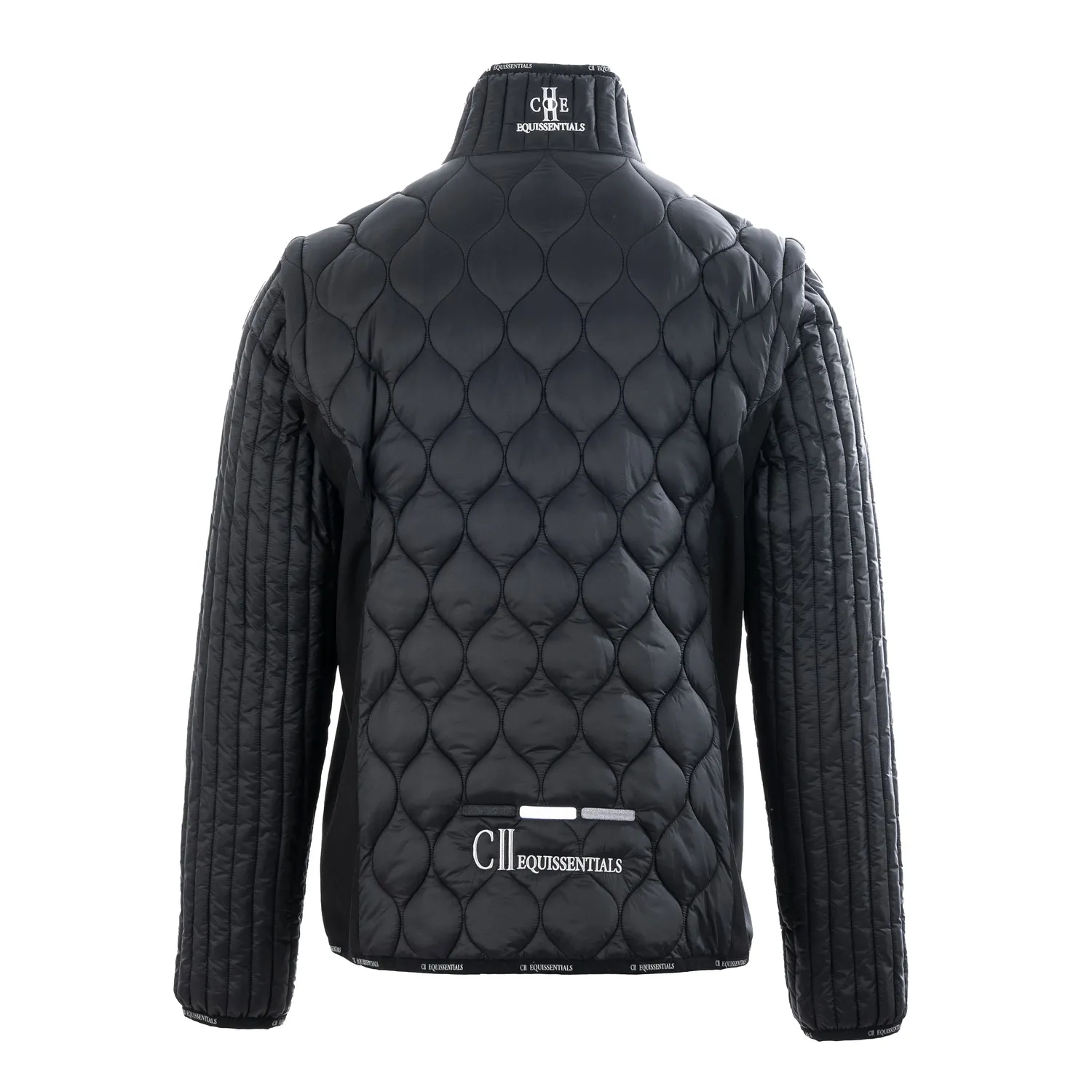 C2E Equestrain Colfax 2-i-1 jakke sort vandafvisende