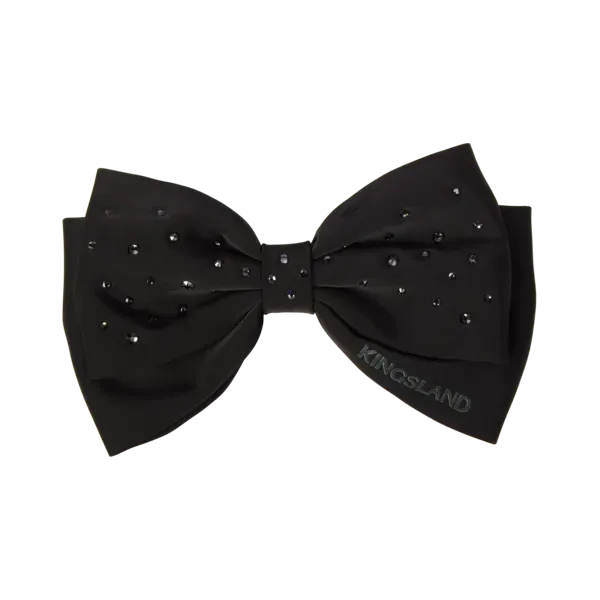 Kingsland KLMasha hårsløjfe sort Swarovski satin