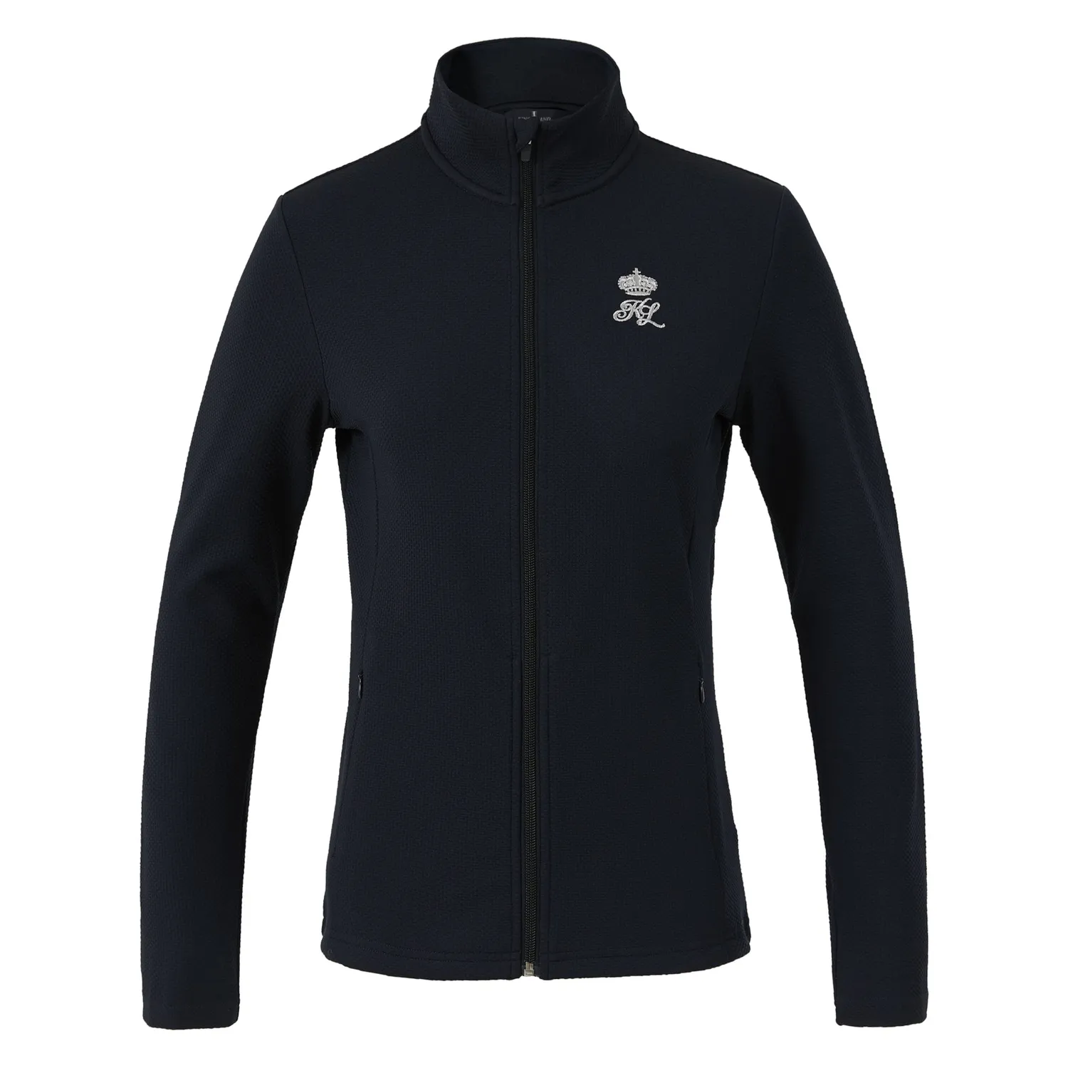 Kingsland fleecejakke dame Navy M børstet