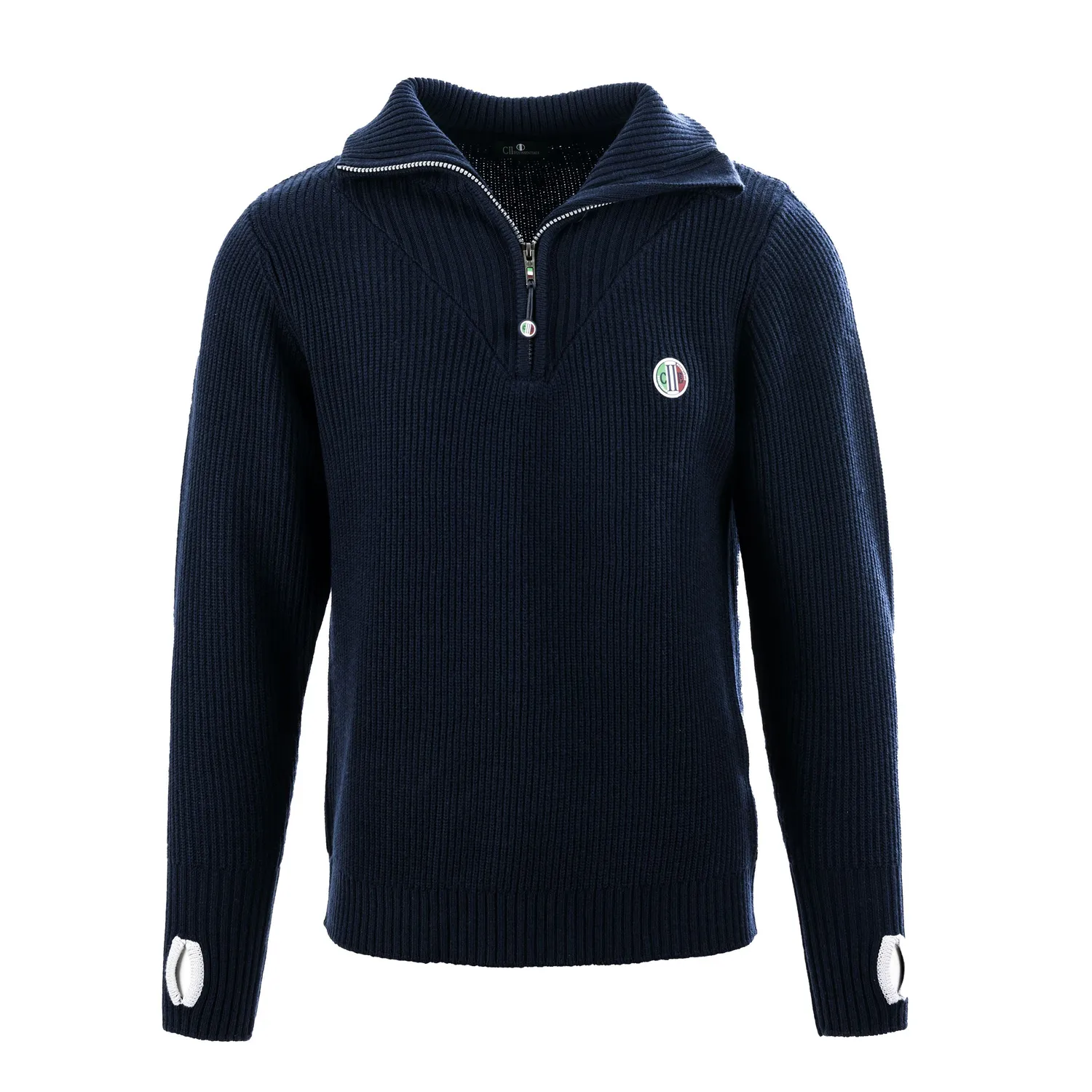 C2E Fremont Zip Pullover merino navy XXS-XXL
