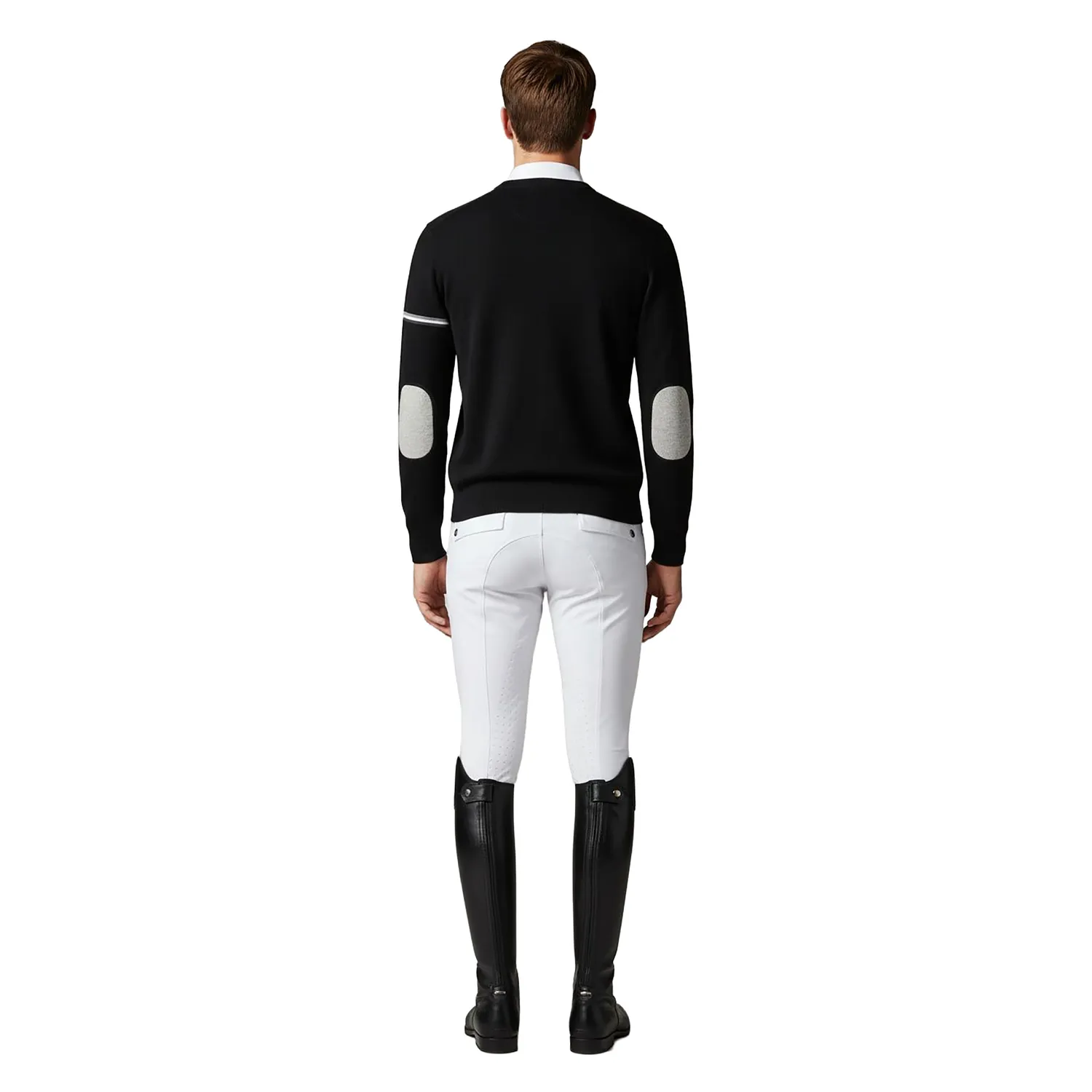 C2E Pleasanton V-neck pullover sort cashmere-blanding