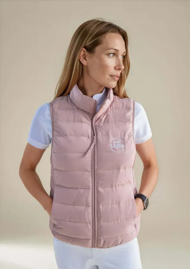 LOPE Team Vest ridevest pink dun S
