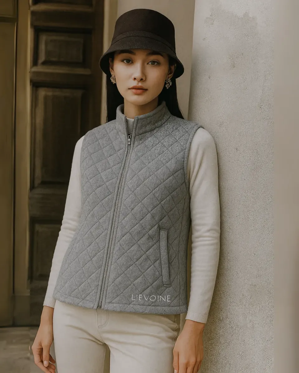 L'Evoine Reitweste ridevest alpaka S-XL varm