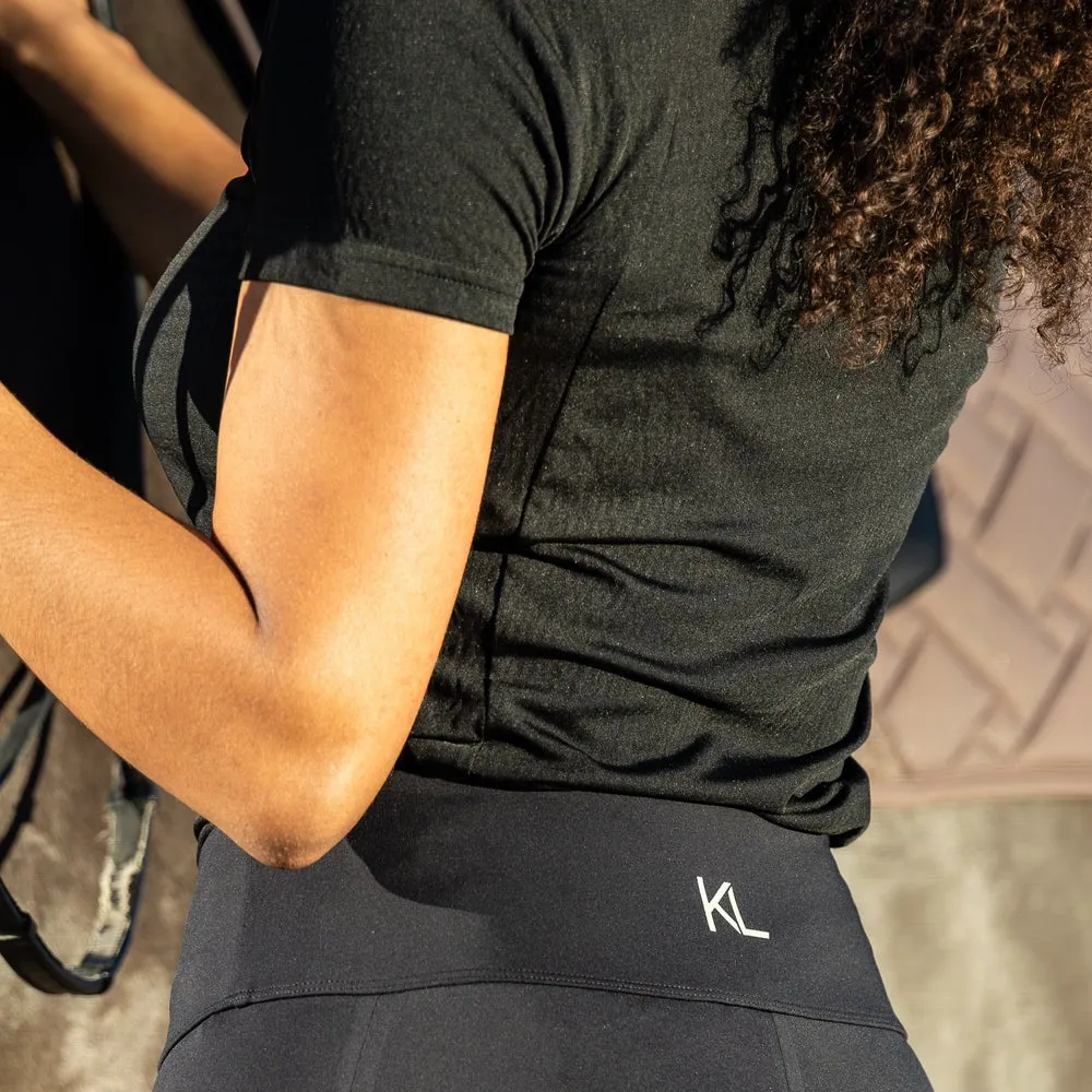 Kingsland KLLiva t-shirt sort teknisk dame