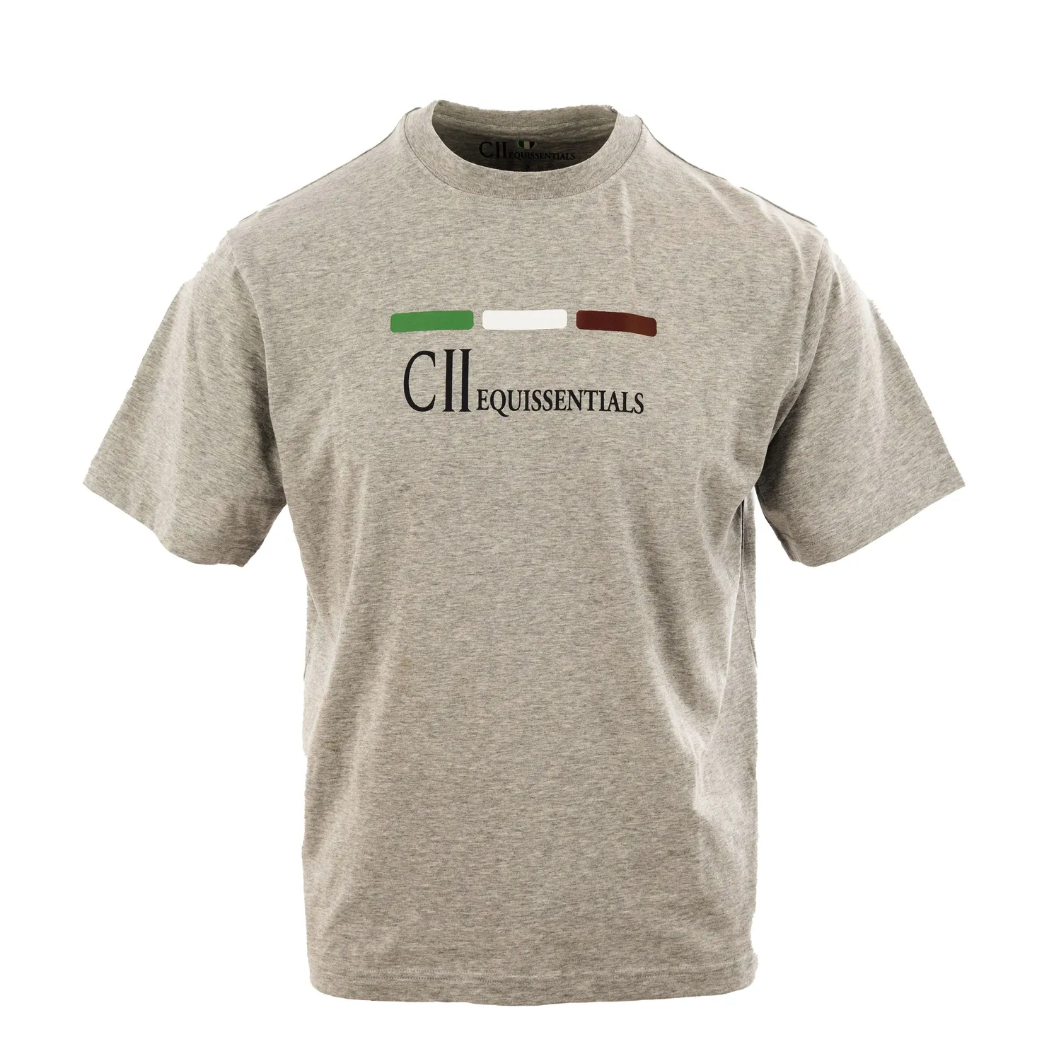 C2E Equestrain Great America t-shirt grå Grey Melange bomuld