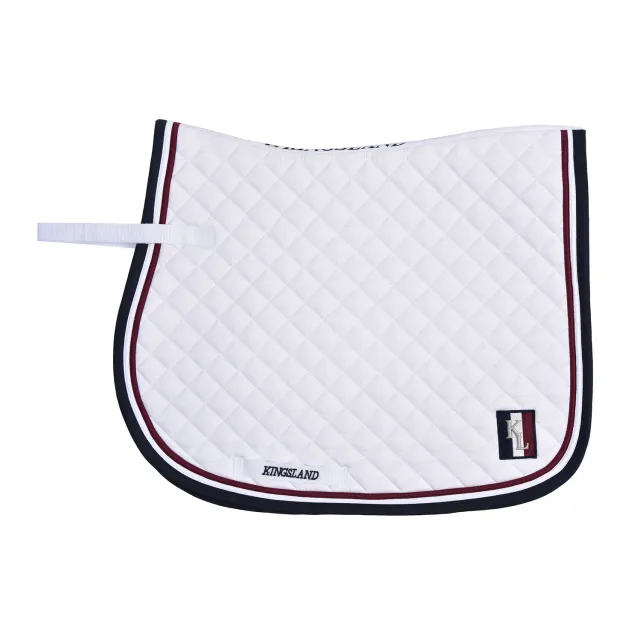 Kingsland Classic springsadelunderlag hvid quick-dry