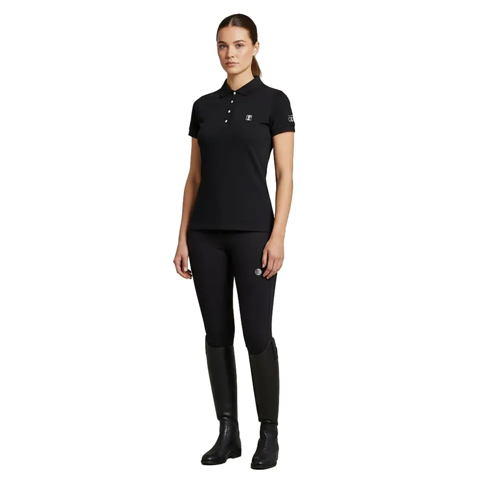 C2E Merced Polo Pique T-shirt sort XXS-XXL