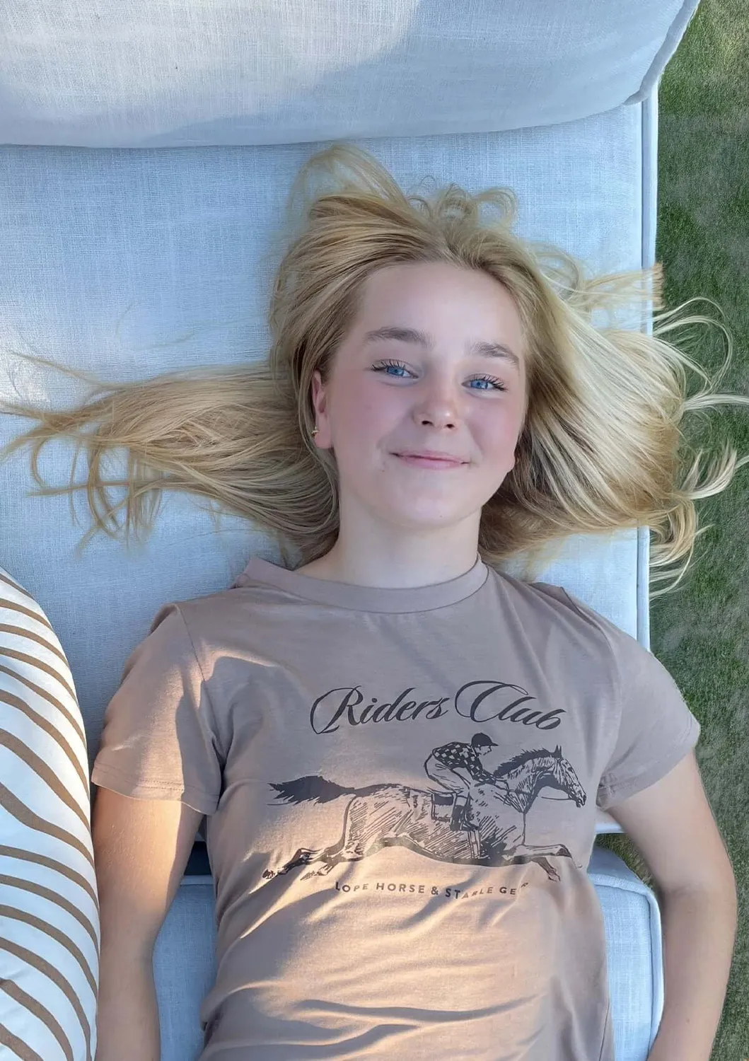Lope Riders Club Derby T-shirt griege junior modal