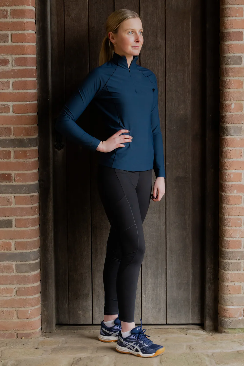 Racesafe ¼ Zip Baselayer navy svedtransporterende