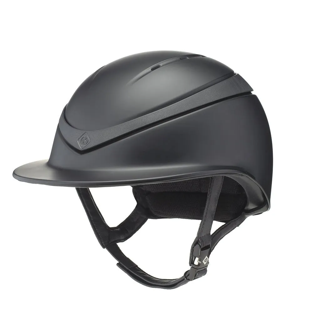 Charles Owen Halo Luxe stævnehjelm sort medium