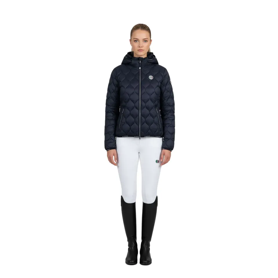 C2E Berkley quiltet ridejakke navy vandafvisende