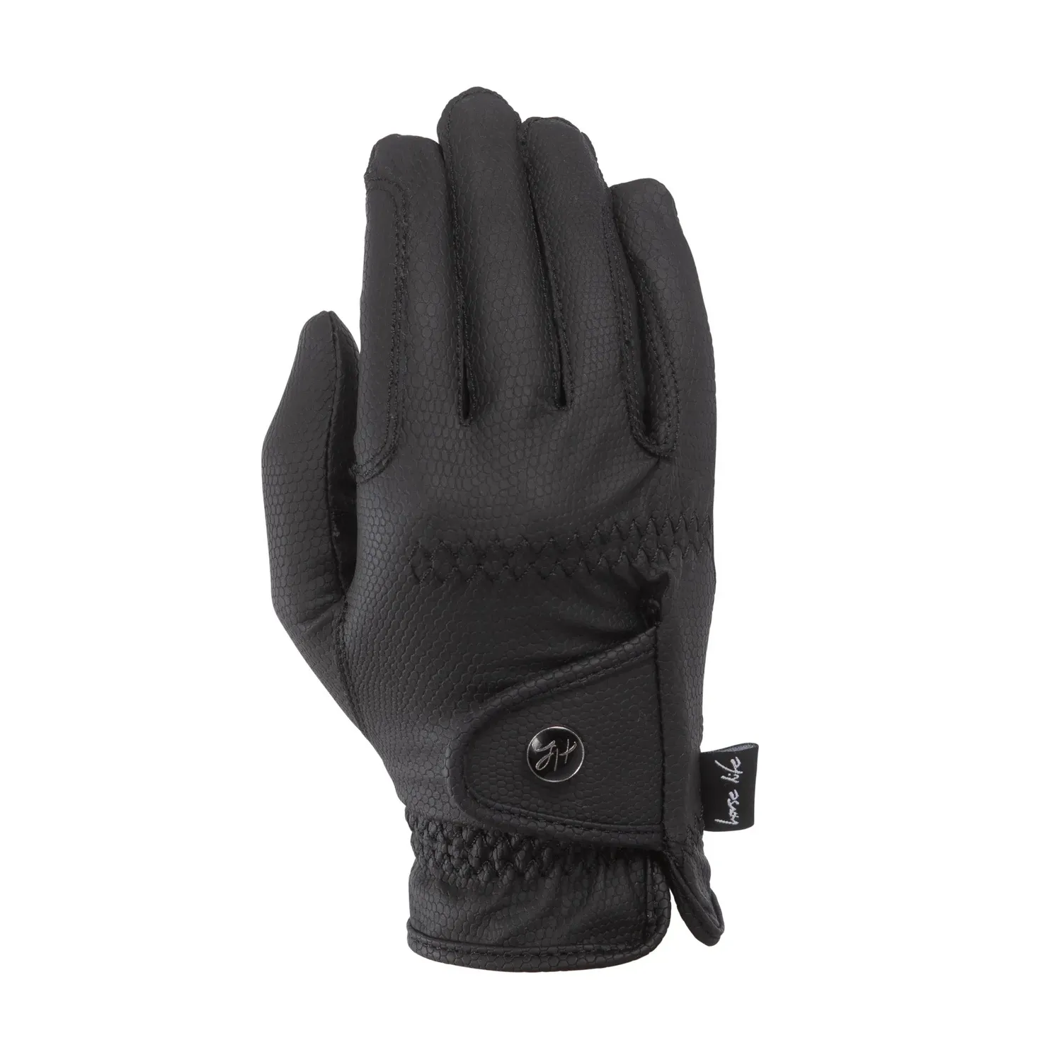 Källquist Flexible Grip ridehandsker sort medium åndbar syntet