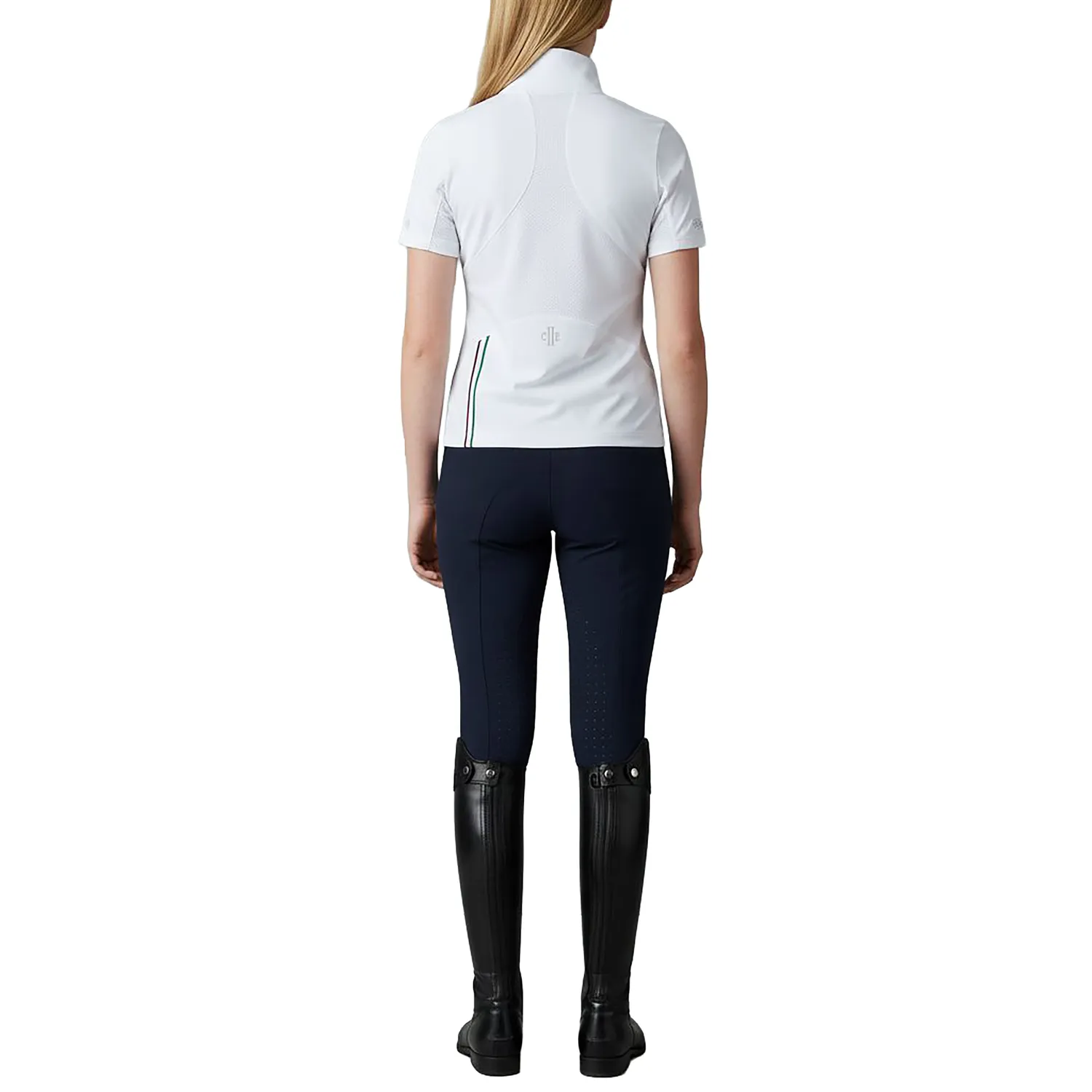 C2E Bakersfield Showshirt rideskjorte hvid åndbar