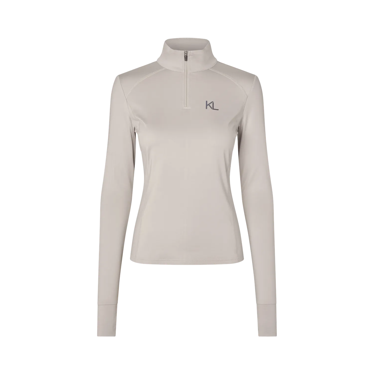 Kingsland KLAnastasia Træningstrøje Sort XS-XXL halv lynlås