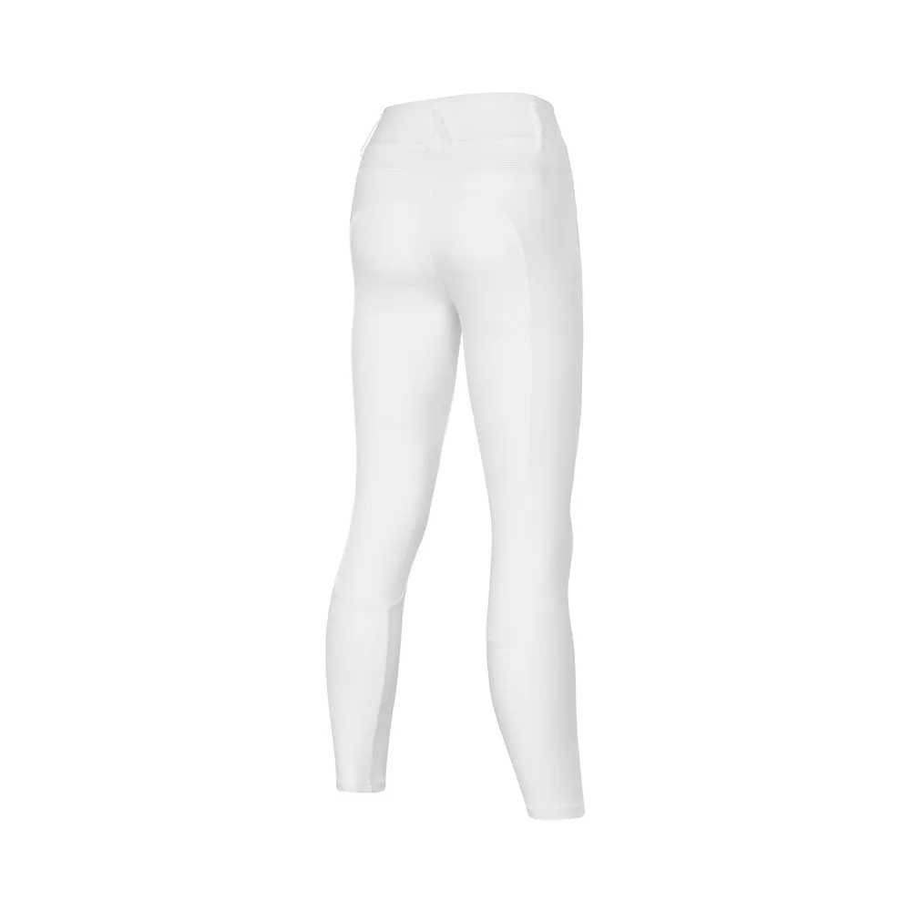 Kingsland KLKristin Ridebukser Hvid F-Grip A-shape fullgrip