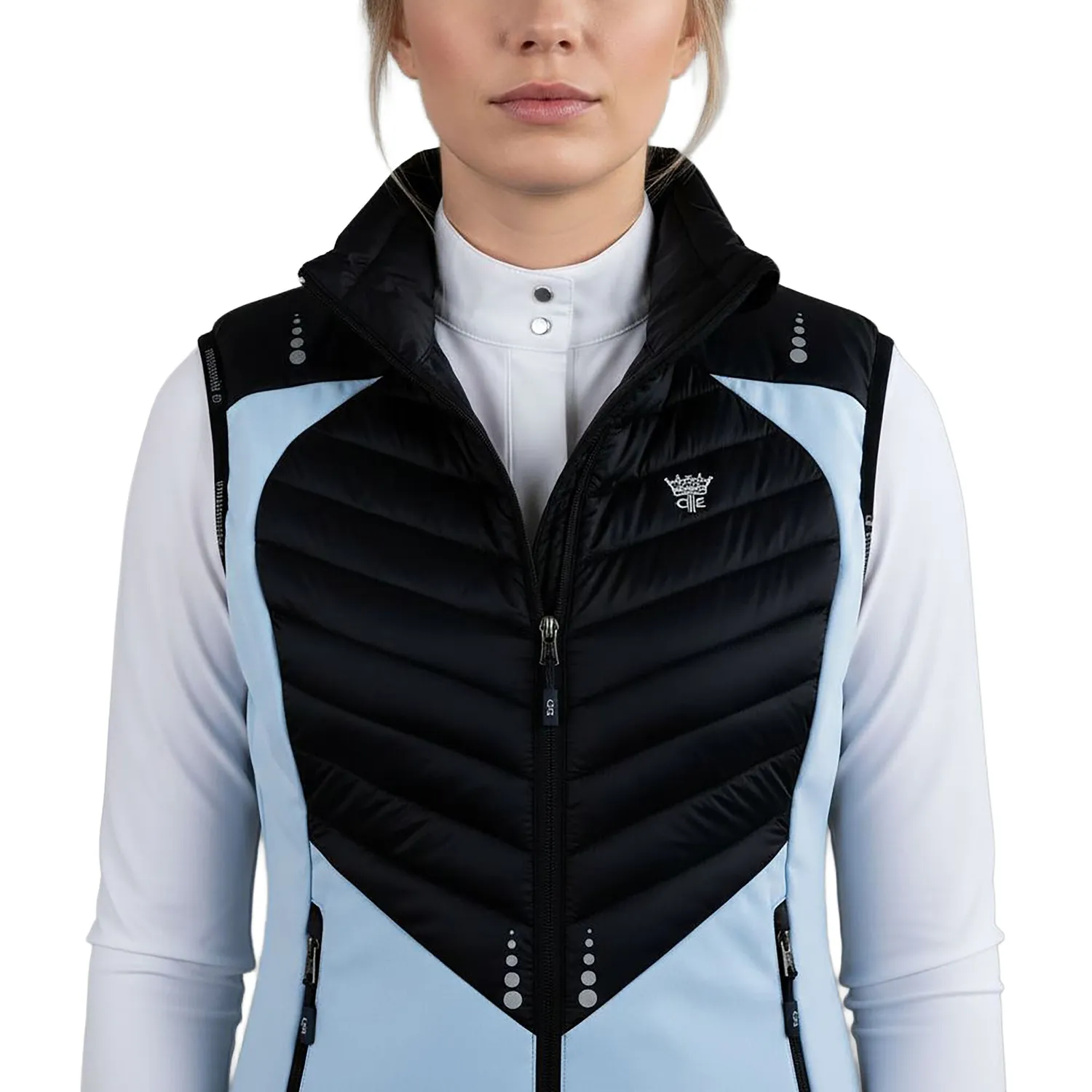 C2E GREEN PARK Hybrid bodywarmer Placid Blue let