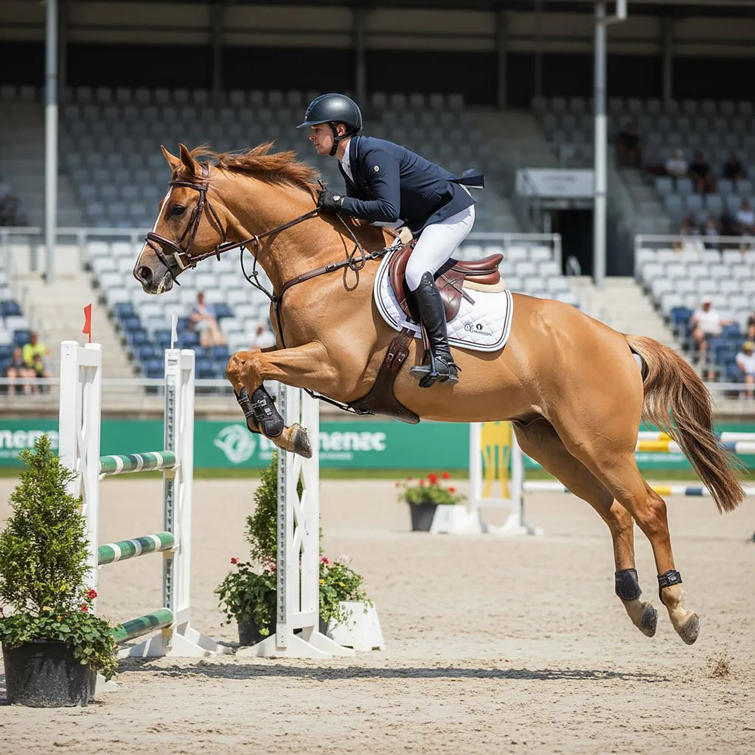 C2E Sorrento Jumping sadelunderlag hvid diamantquiltet