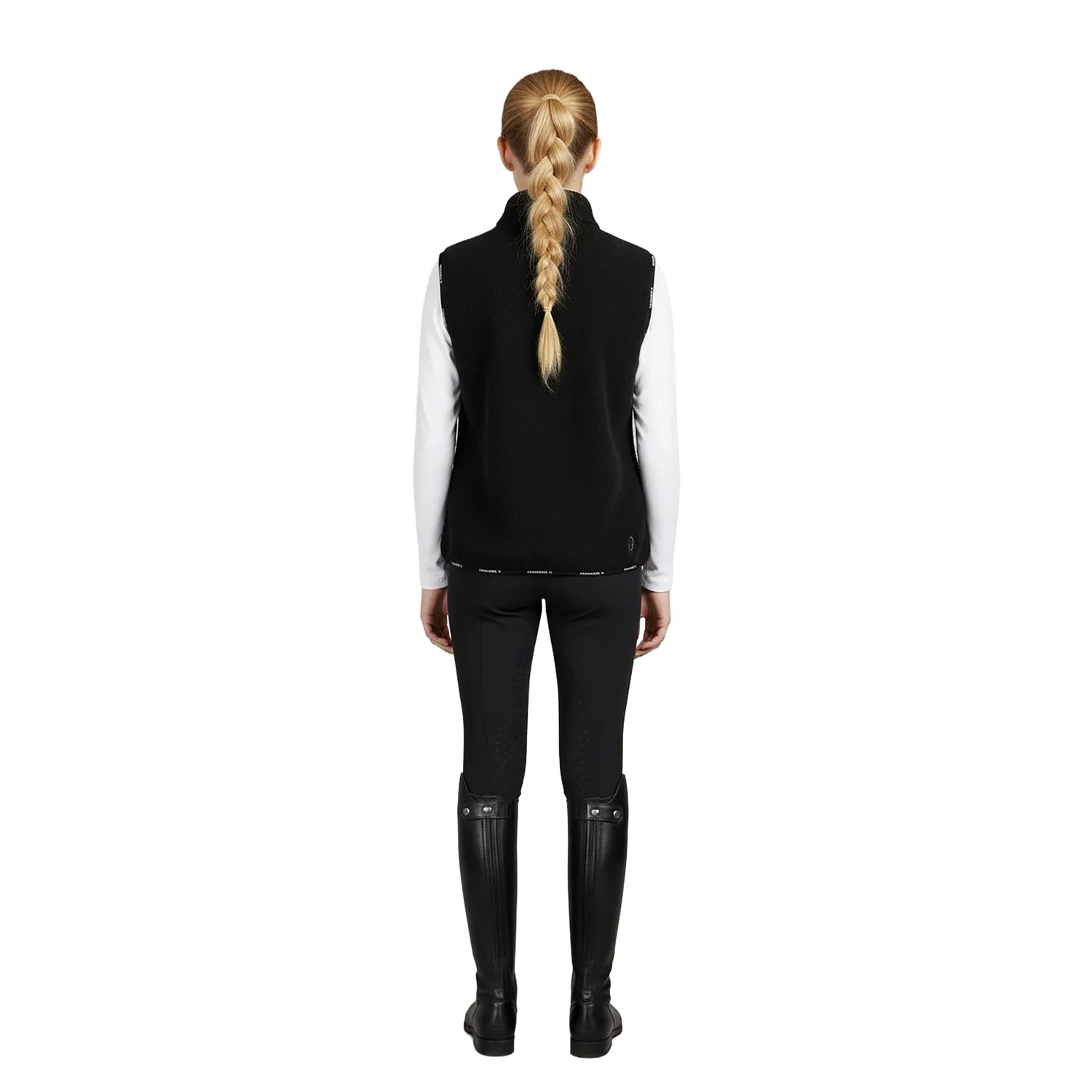 C2E Elk Grove fleecevest sort unisex sherpa 260g