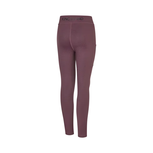 Kingsland KLMelody ridetights junior navy F-grip børstet