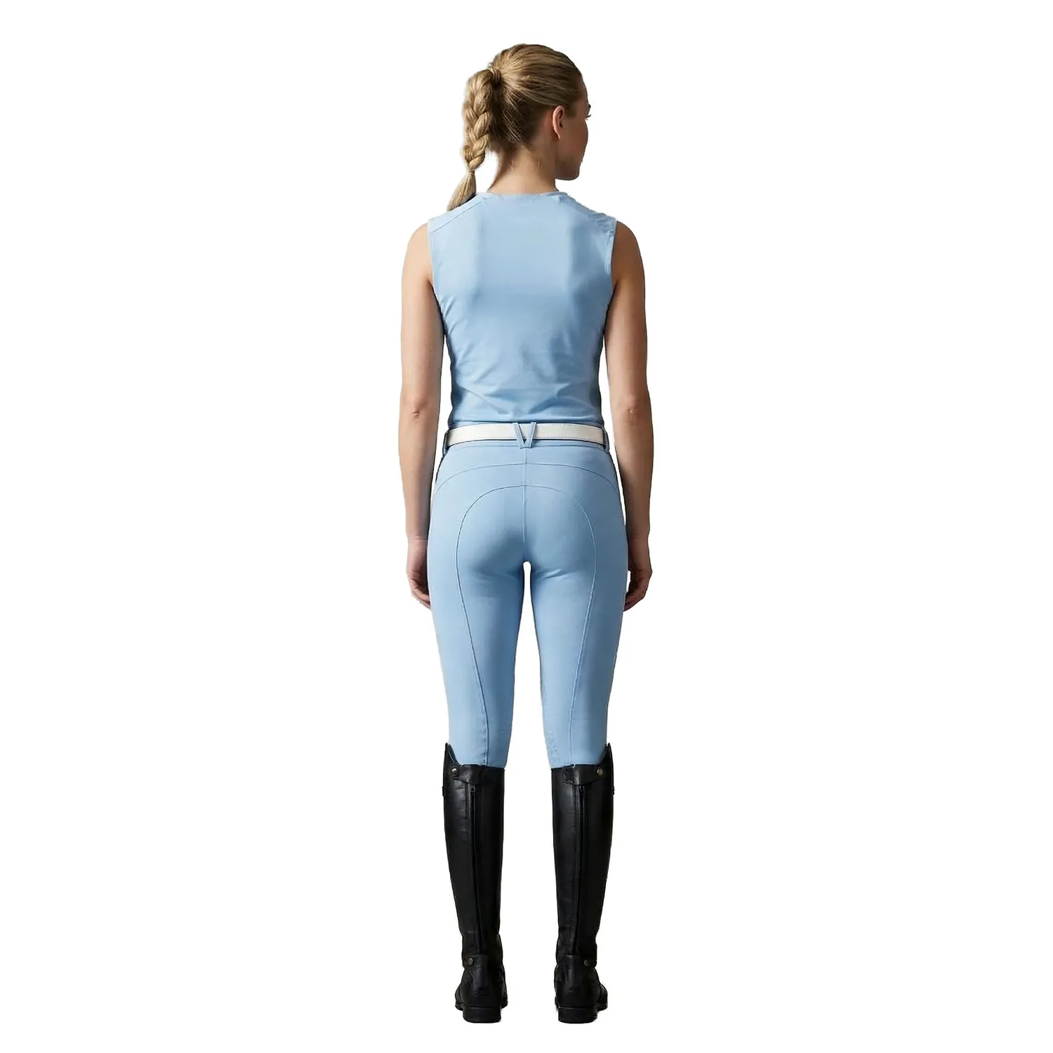 C2E Kew Garden singlet lyseblå dame stræk glitter