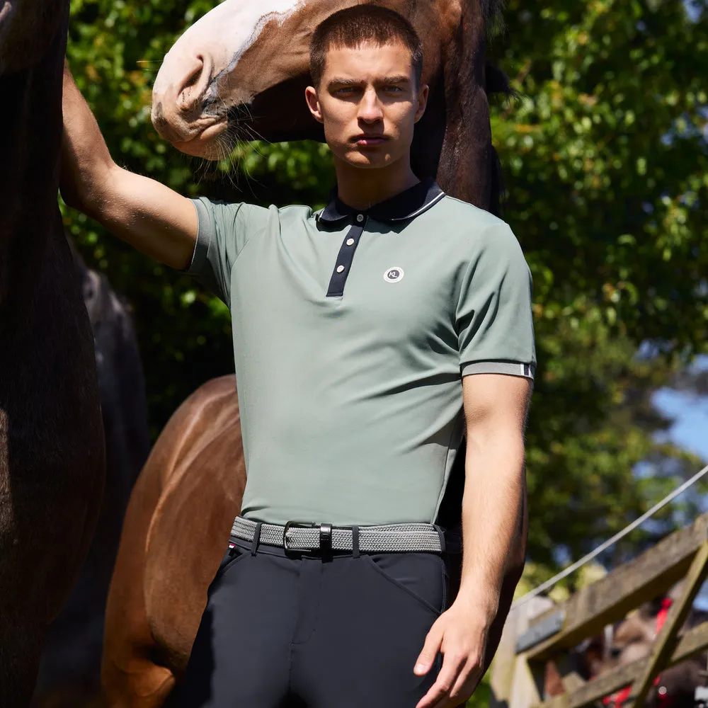 Kingsland KLLorenzo polo herre green agave stræk