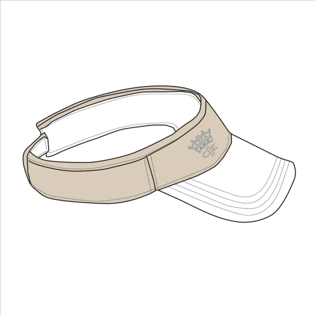 C2E Somerset solskygge beige dame twill
