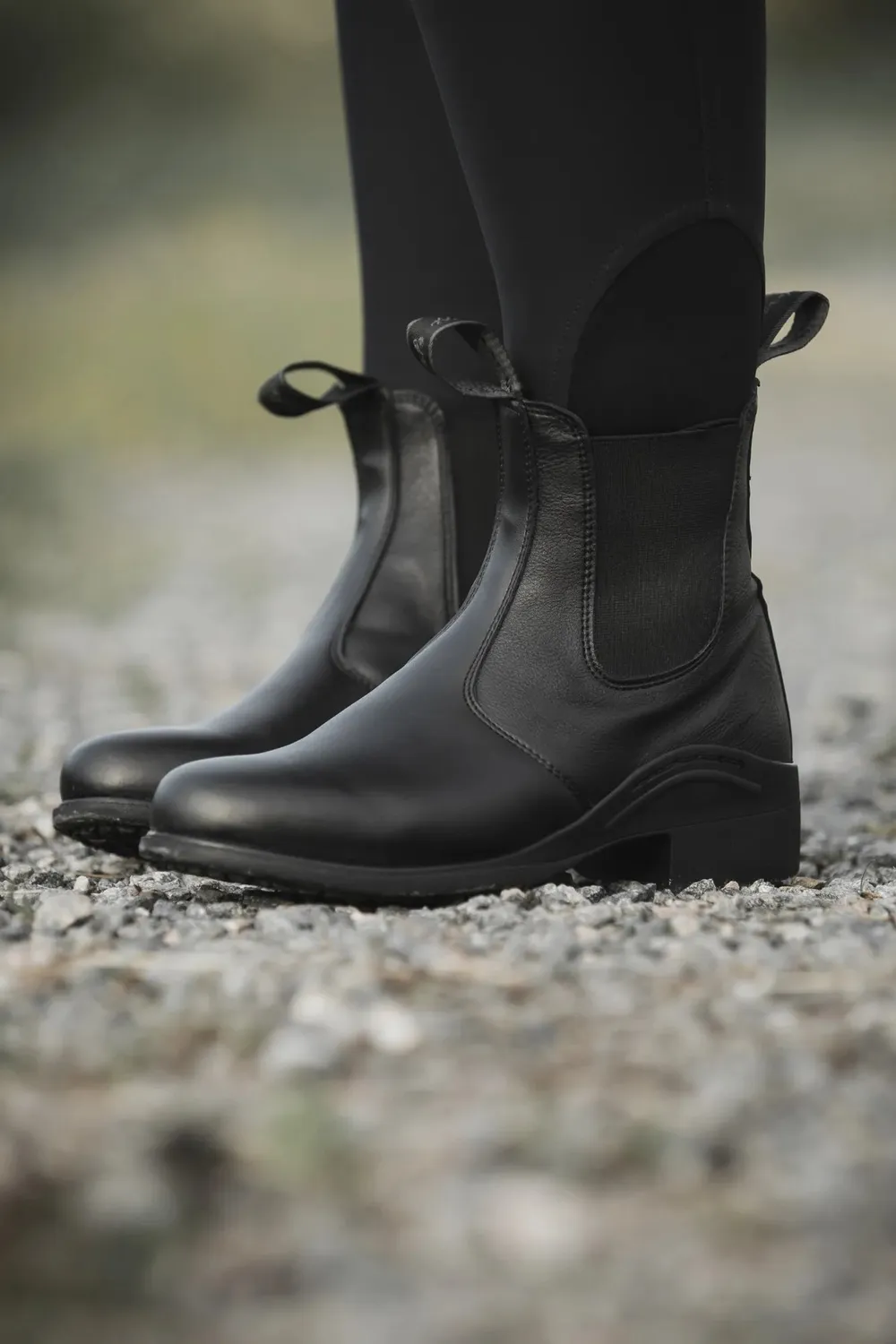 Källquist Hazel jodhpurs sort 38 syntetlæder EVA