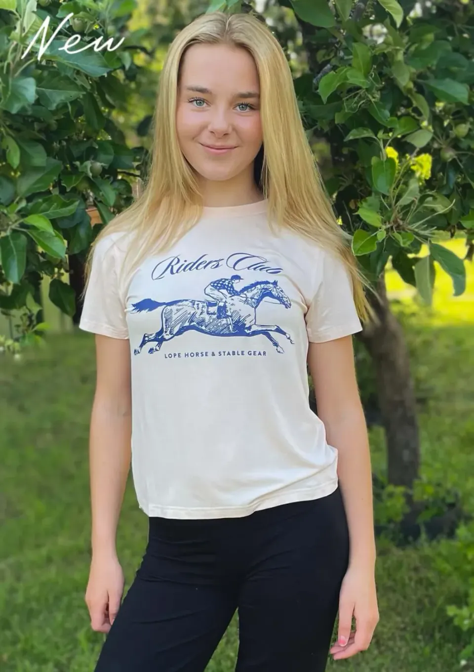 LOPE Riders Club t-shirt lyserød junior modal