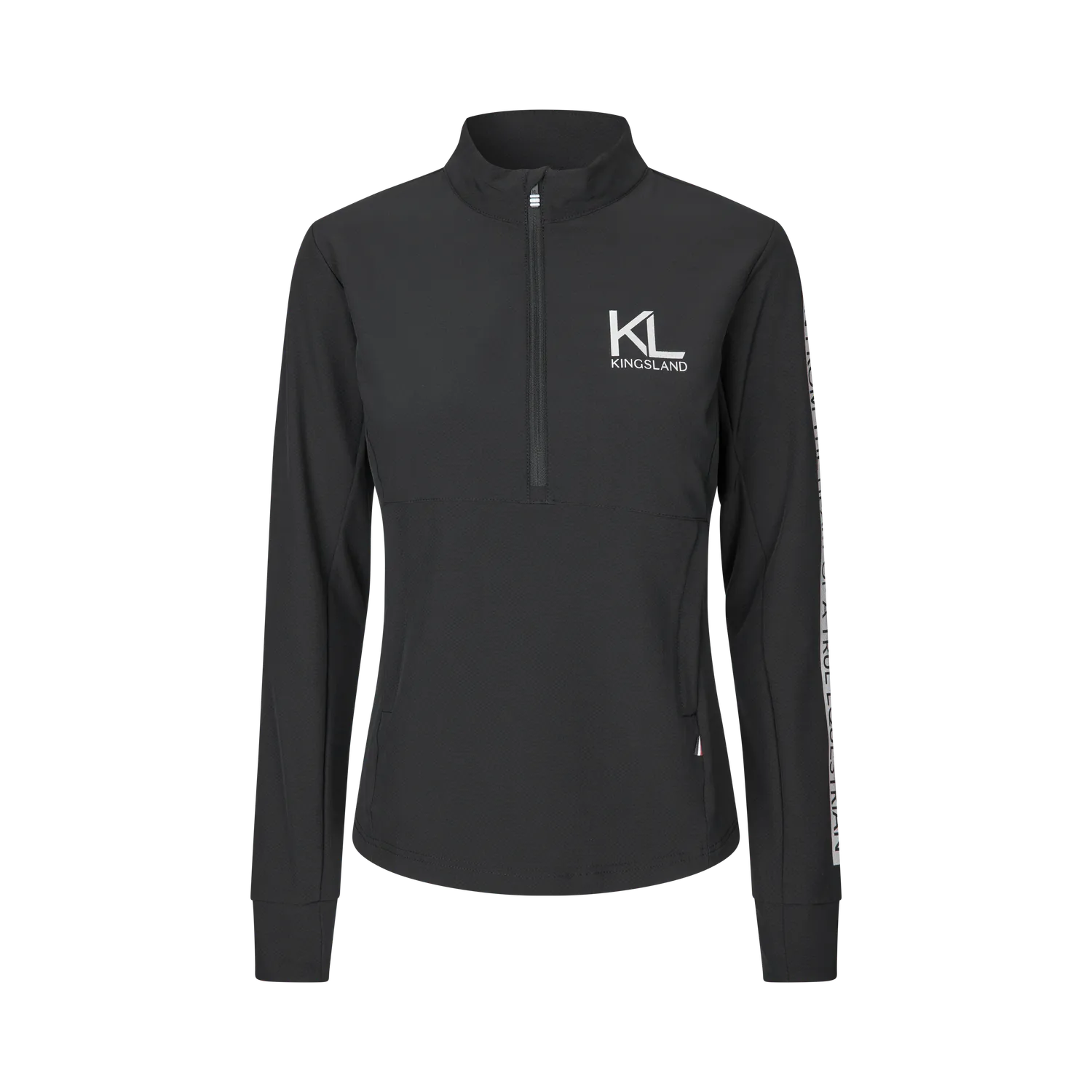 Kingsland KLNessa fleece anorak dame sort M blød