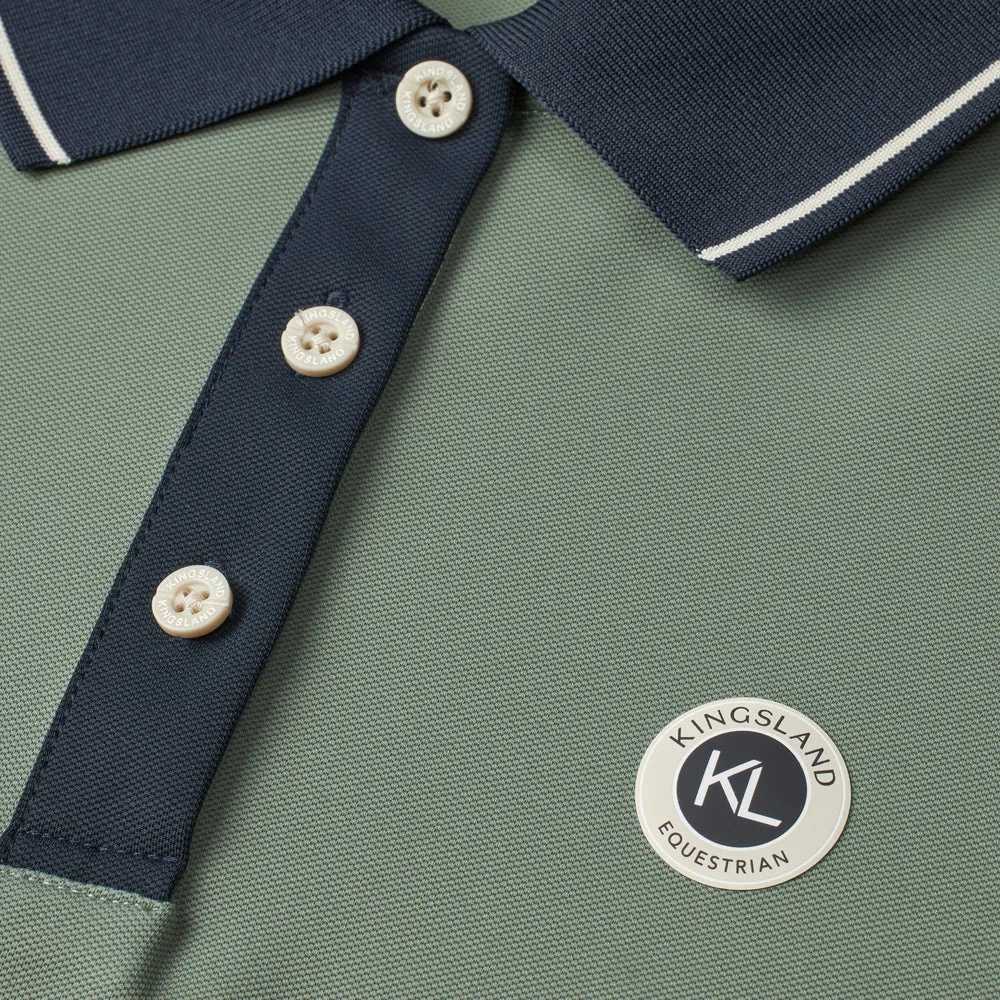 Kingsland KLLorenzo polo herre green agave stræk