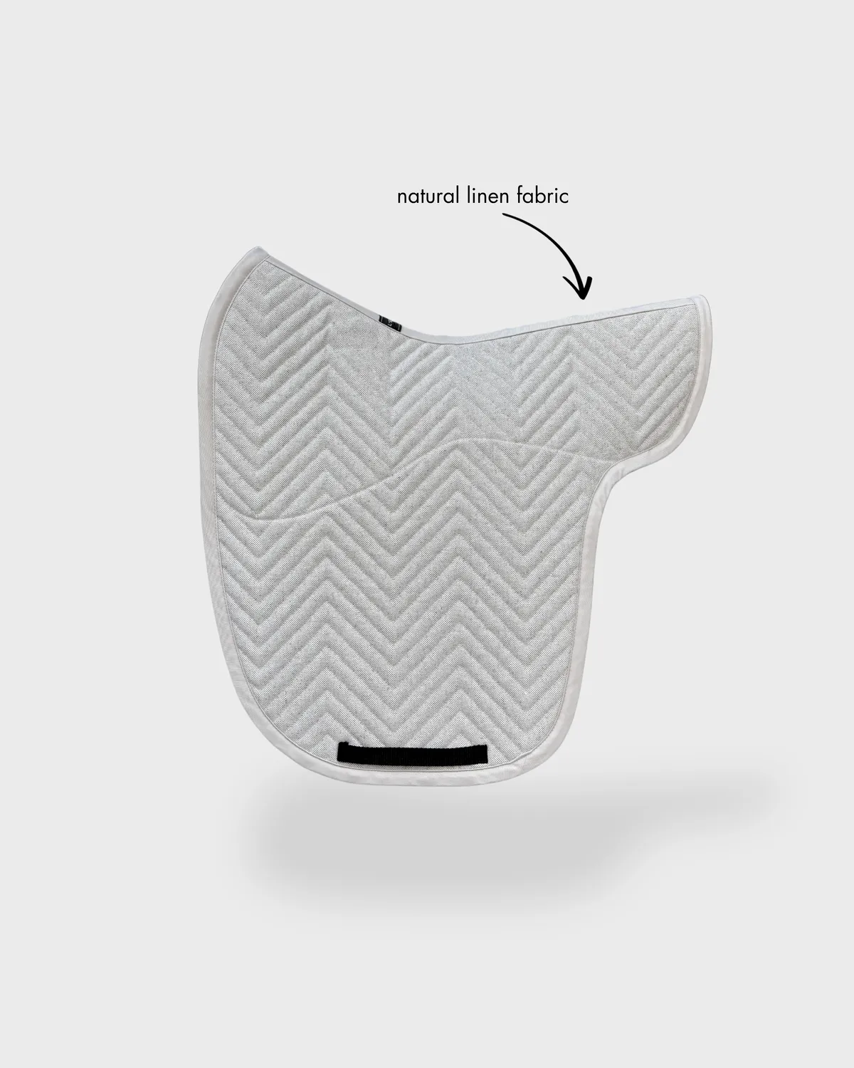 L'Evoine Island sadelunderlag alpaka fleece noir