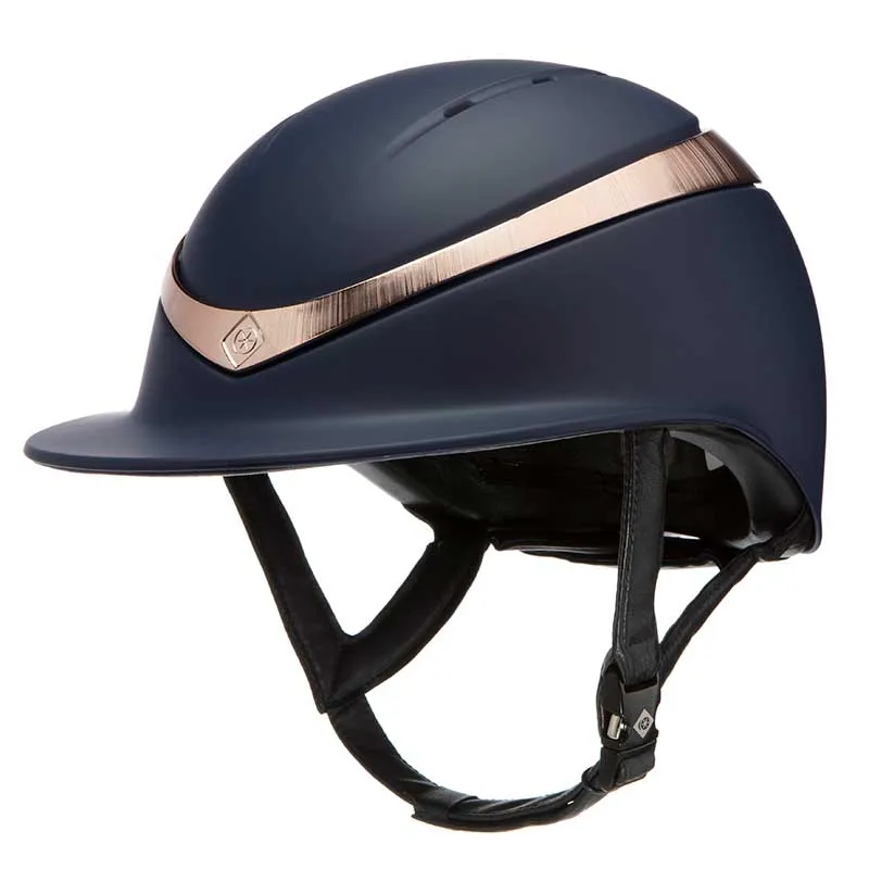Charles Owen Halo Luxe stævnehjelm sort medium