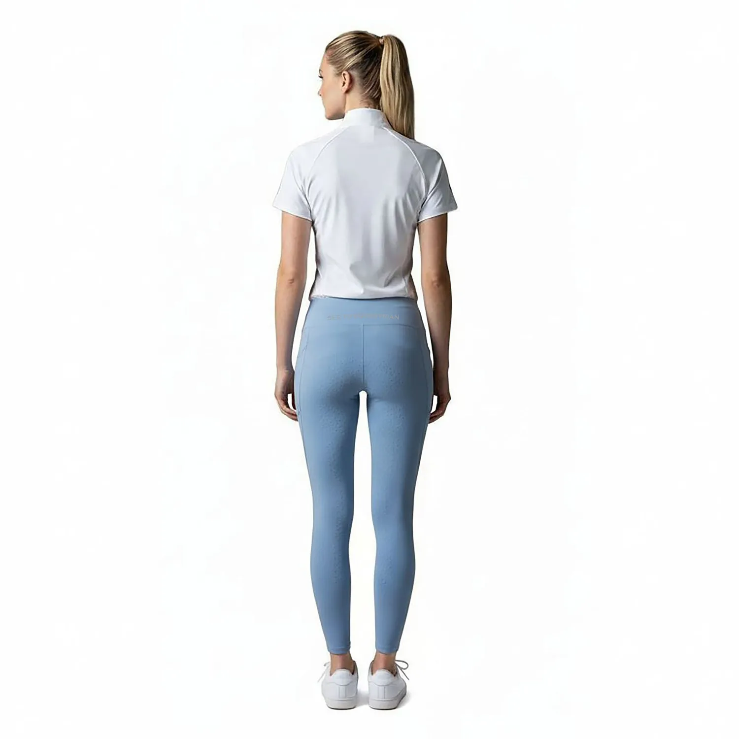 C2E Waterloo Ladies FG Solid ridetights placid blue full-grip