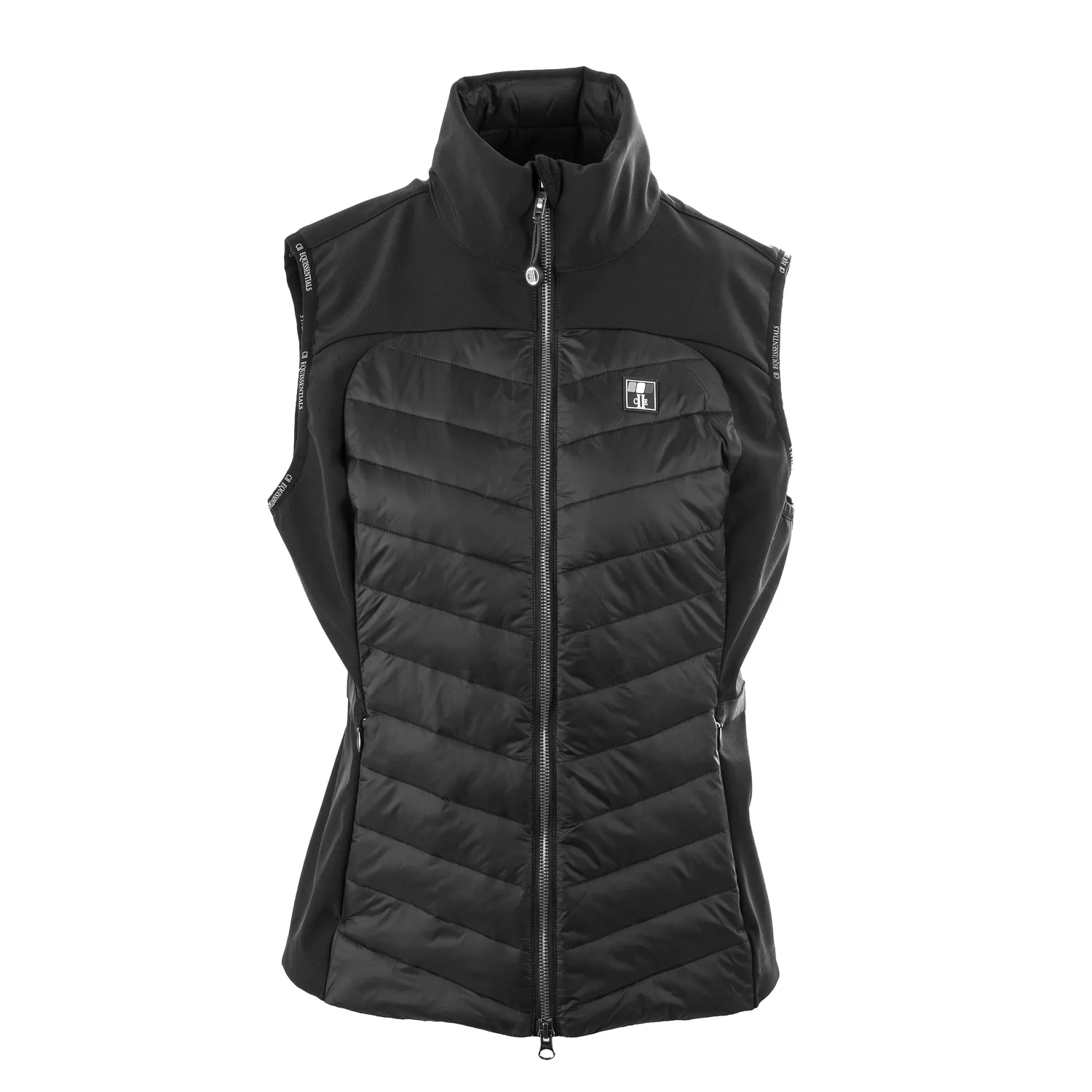 C2E Burbank quiltet vest dame sort softshell
