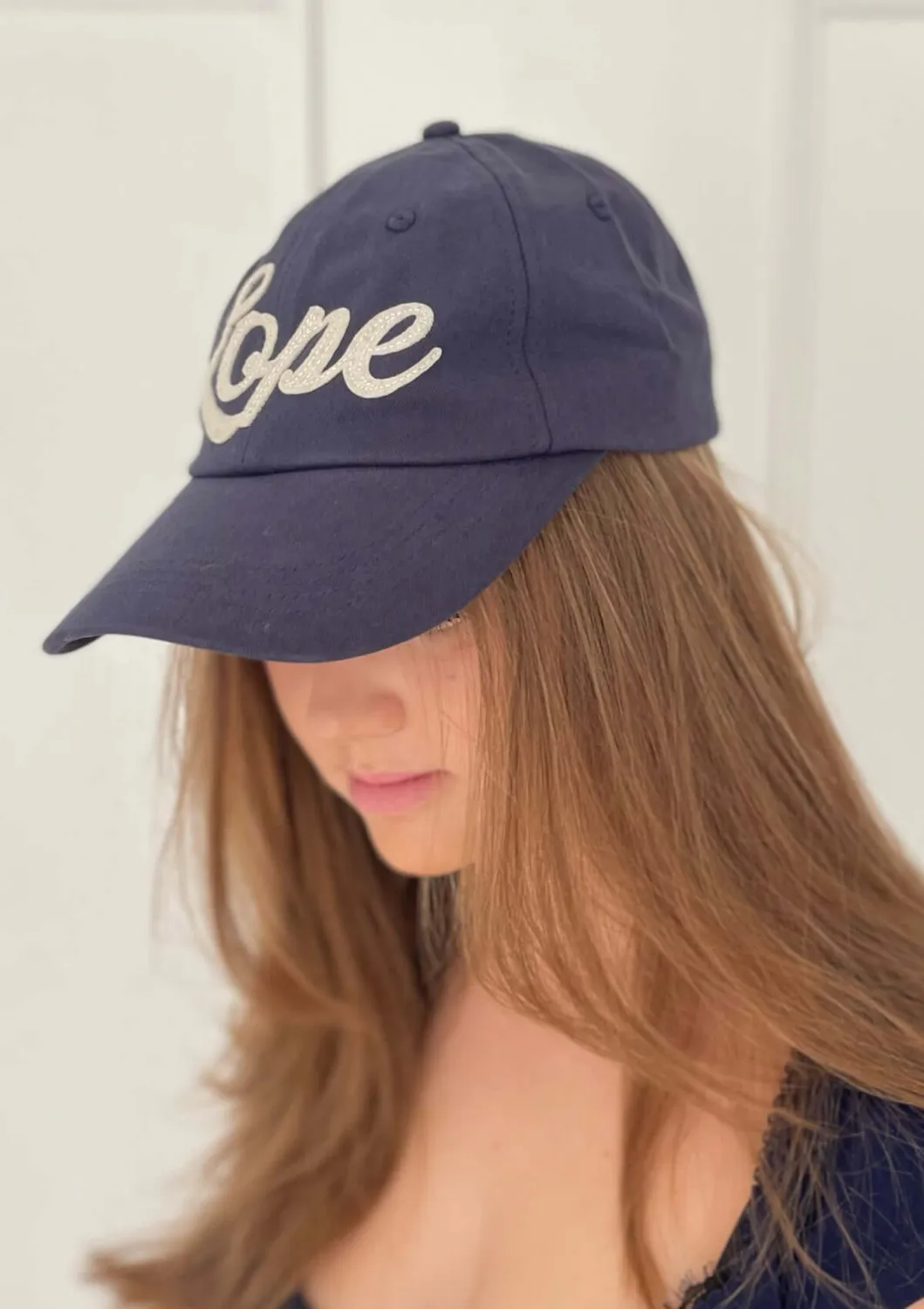 LOPE Heritage Cap kasket navy twill-bomuld