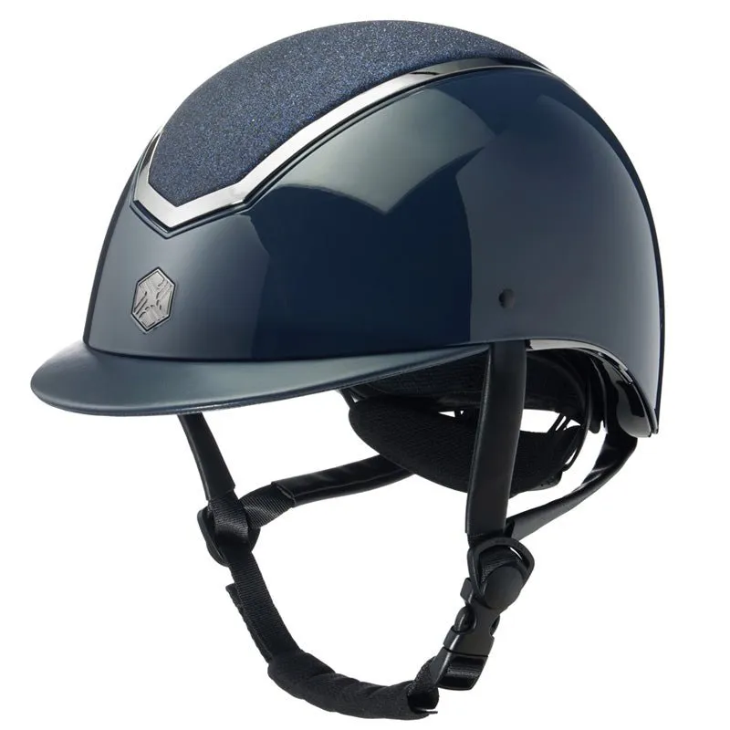 Charles Owen Kylo ridehjelm navy mat Medium Mips