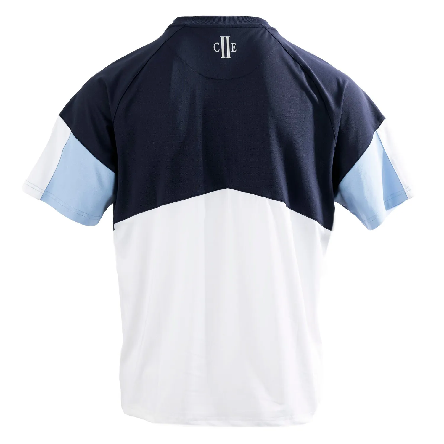 C2E Oxford teknisk t-shirt navy herre stretch