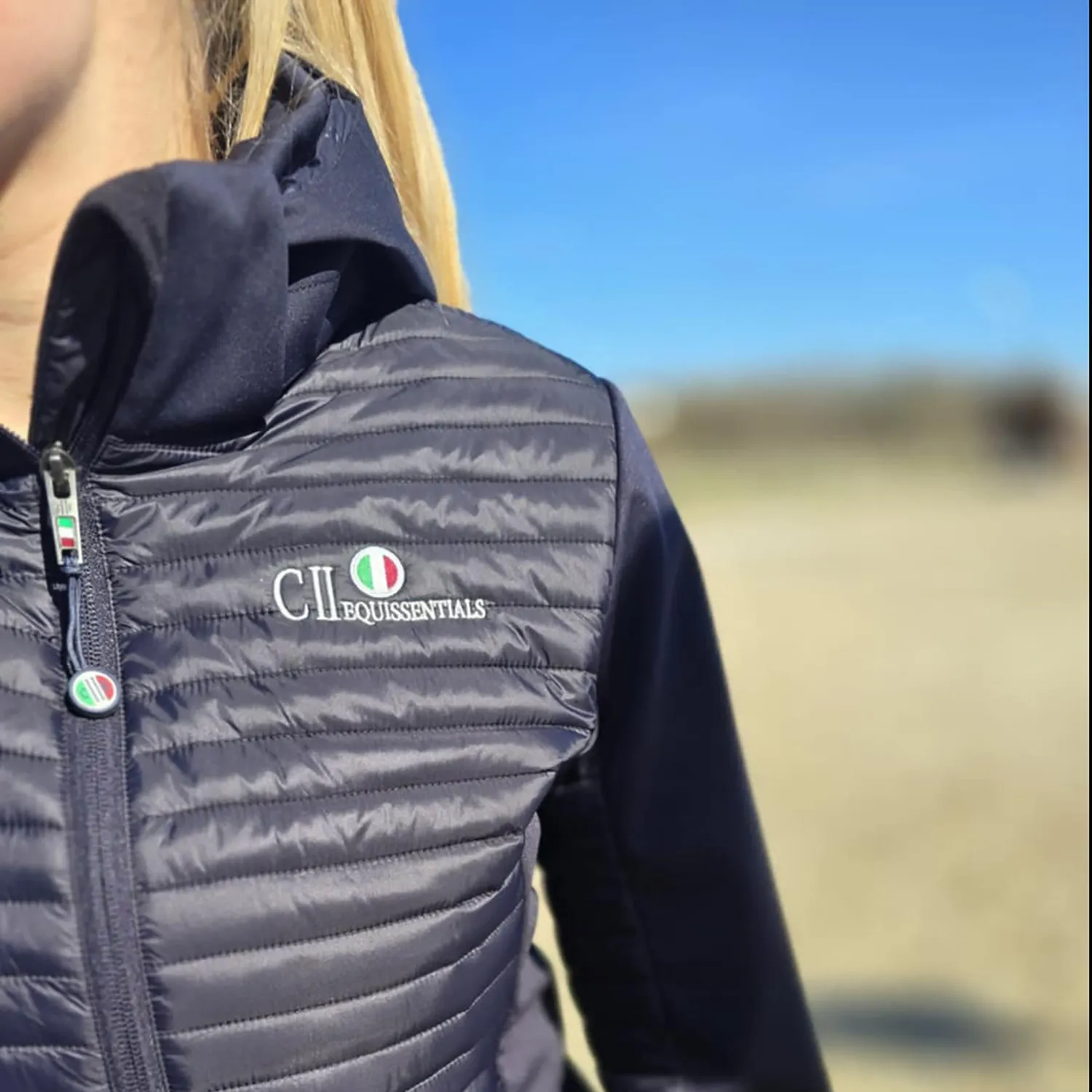 C2E San Jose softshell jakke navy quiltet 5K/3K